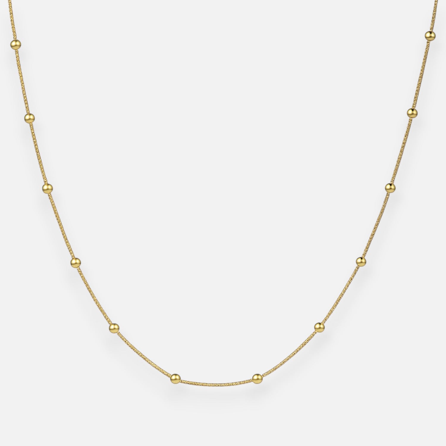 Collar Choker Veneciano con Esferas