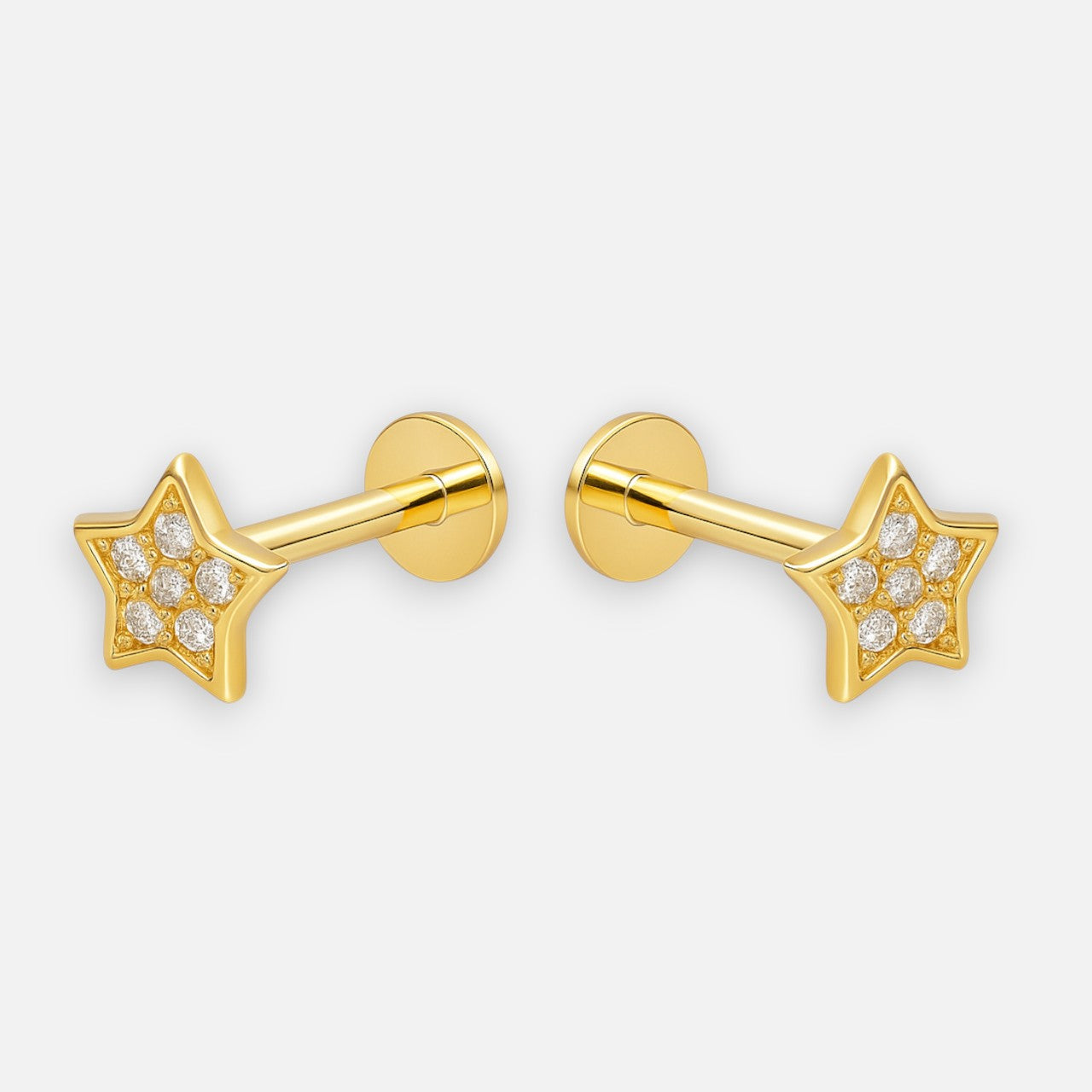 Piercing Flat Estrella Circones 5 mm