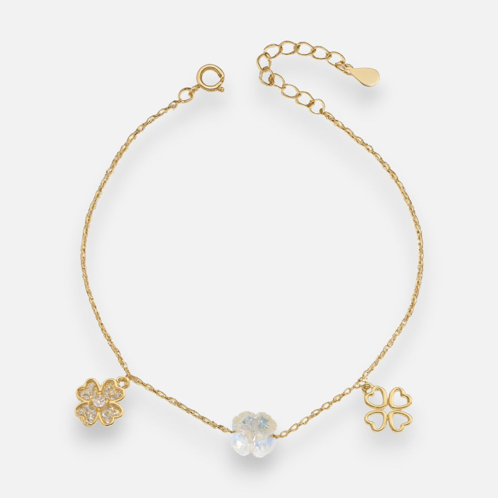 Pulsera Trébol de la Suerte Hecho con Cristal Swarovski® Circones
