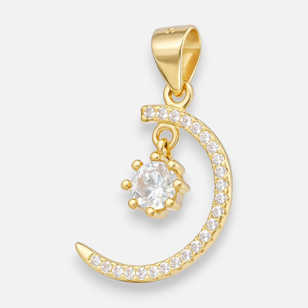 Colgante Media Luna con Circones