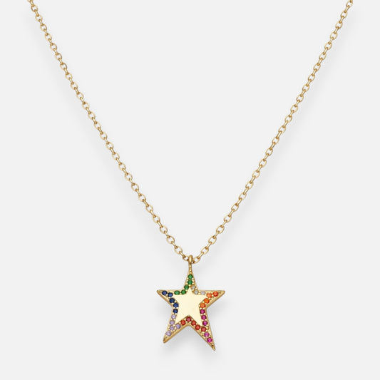 Collar Estrella Circones Multicolor