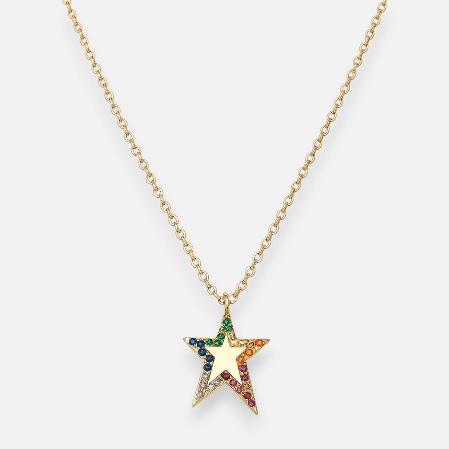 Collar Estrella Circones Multicolor