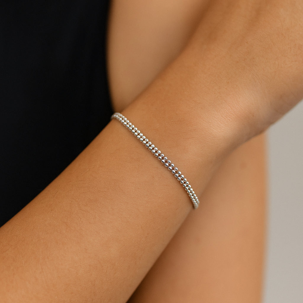 Pulsera Doble Esferas