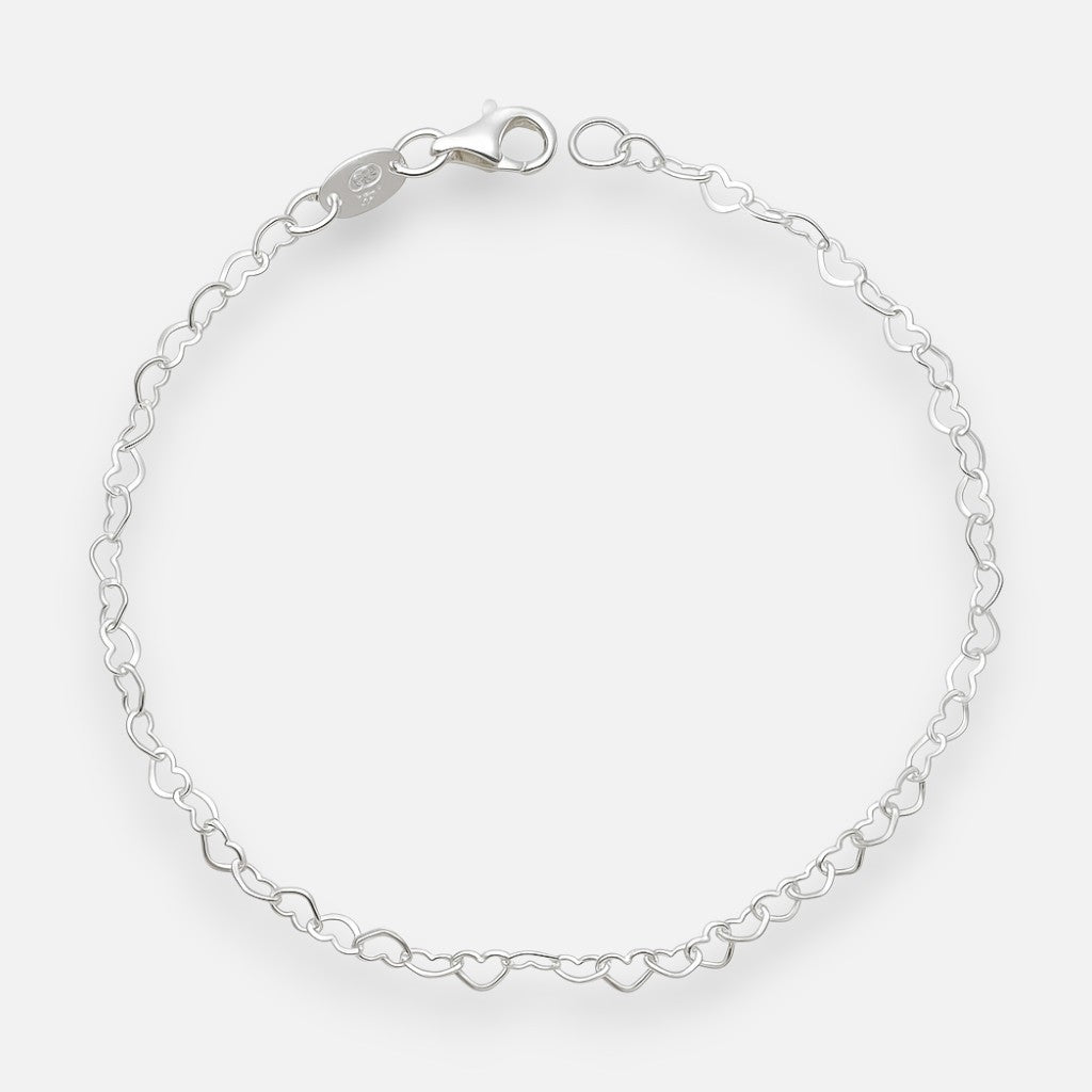 Pulsera Corazones Entrelazados