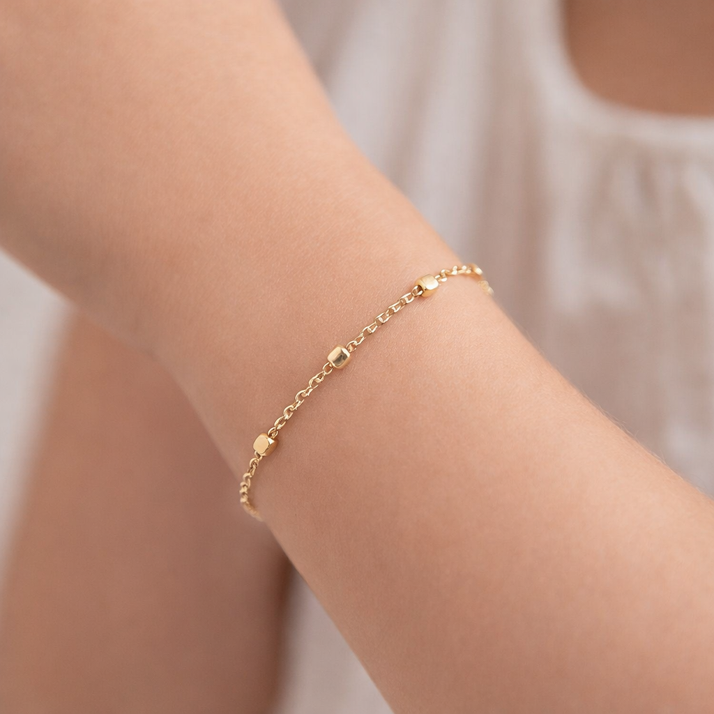 Pulsera Tradicional con Cubos