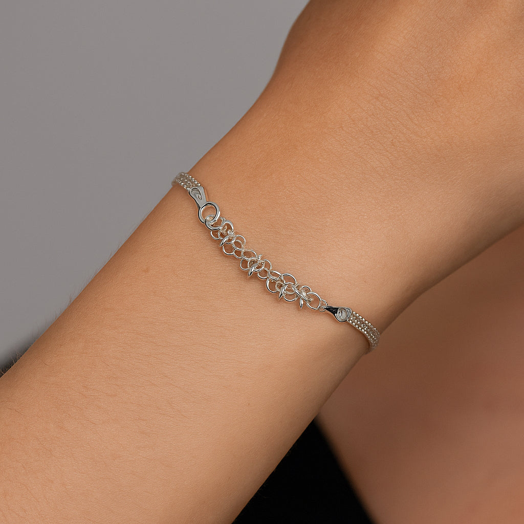 Pulsera Doble Espuma Círculos