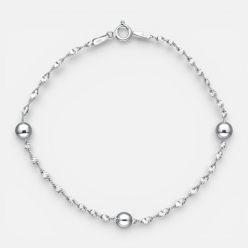 Pulsera Espiral Esferas