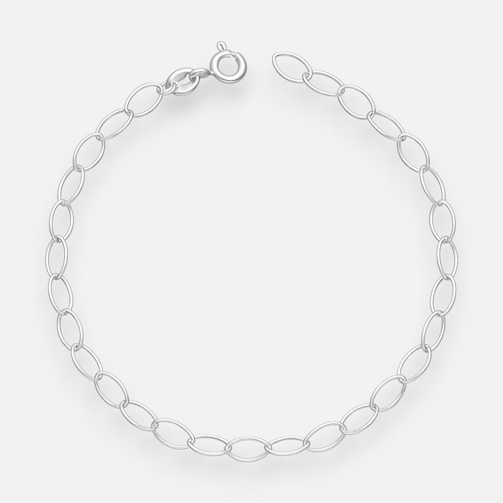 Pulsera Óvalos Entrelazados