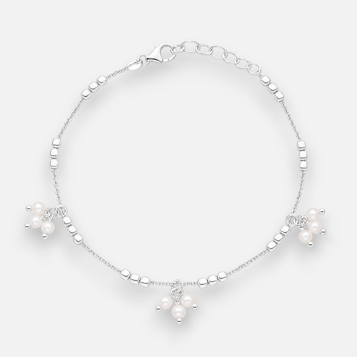 Pulsera Tradicional Cubos Perlas