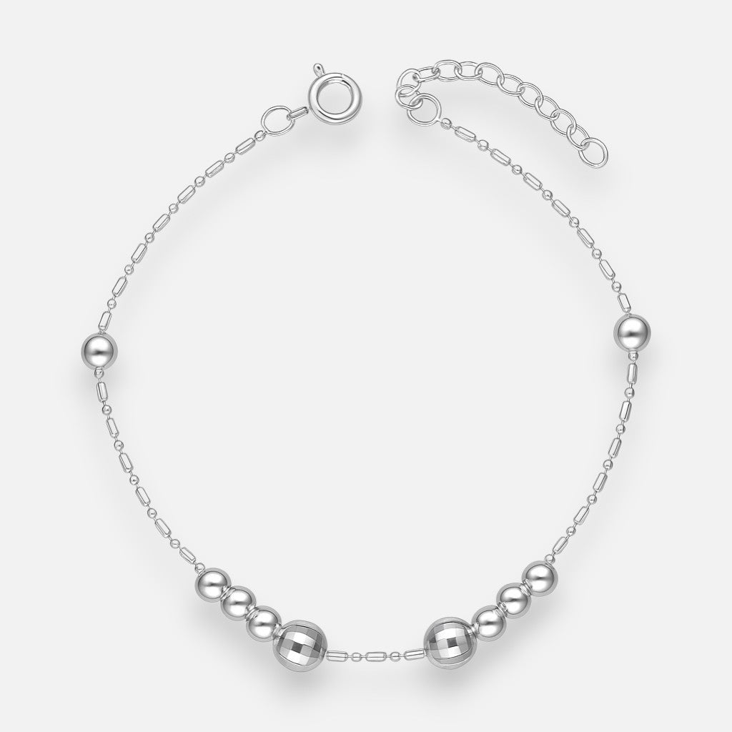 Pulsera Palitos Esferas Facetadas