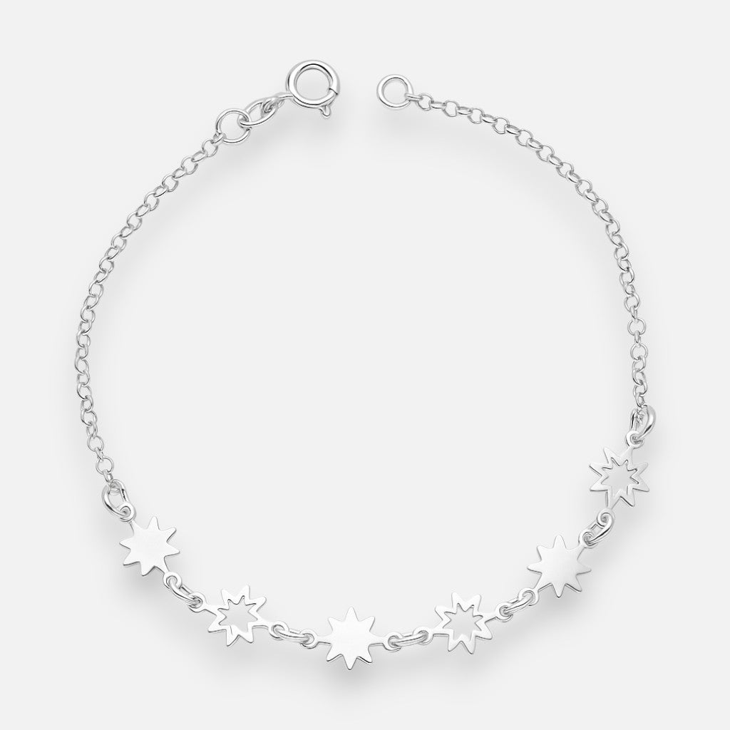 Pulsera Rolo Estrellas Fugaz