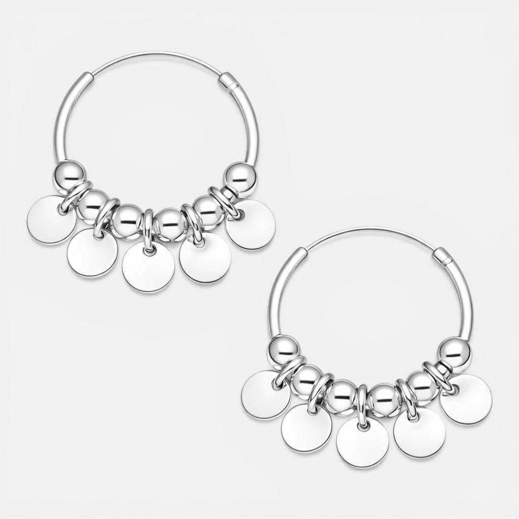 Argolla Esferas Círculos 16 mm