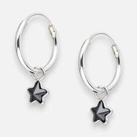 Argolla Estrella Circón Ónix 12 mm