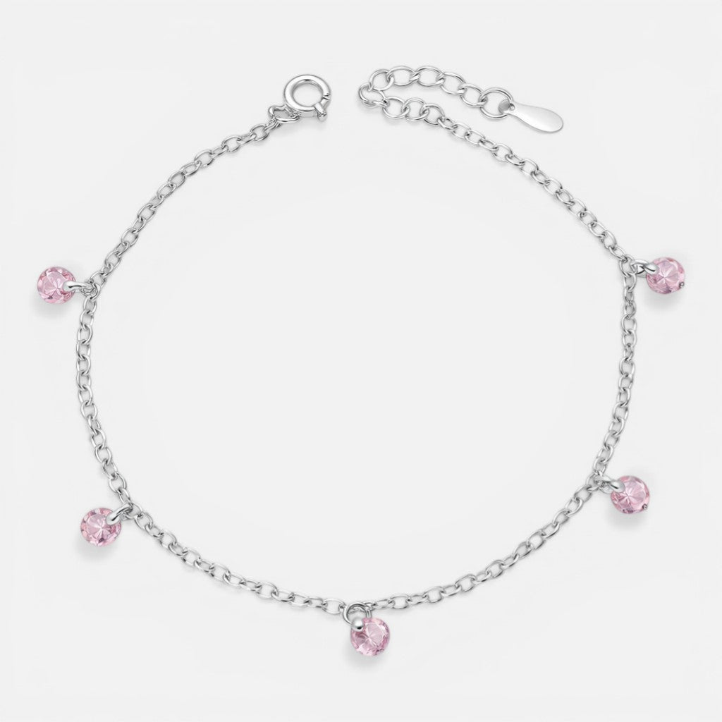 Pulsera Cristales Hecho con Swarovski® Rosado