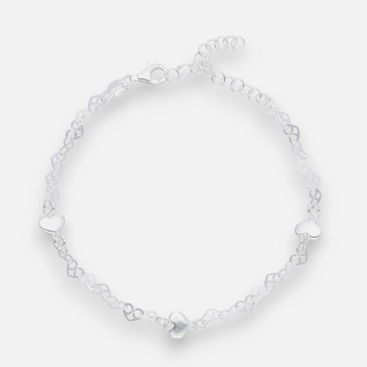 Pulsera Corazones Entrelasados