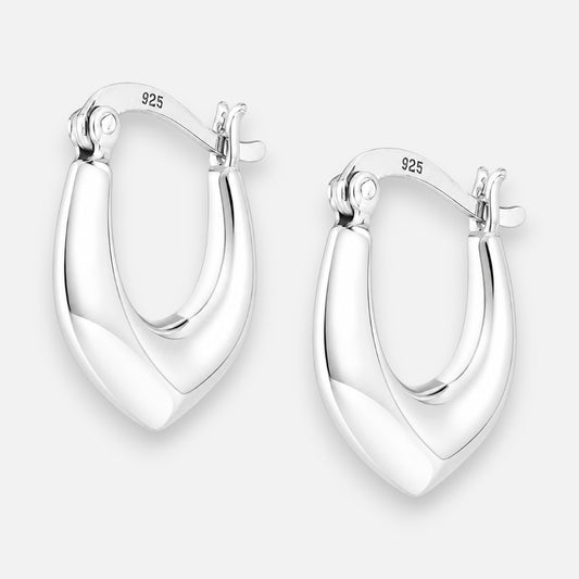 Argolla Punta Chunky 18x14 mm