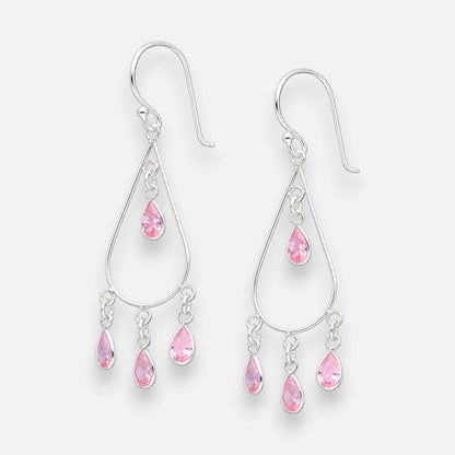 Aro Gota Circones Rosa Francia