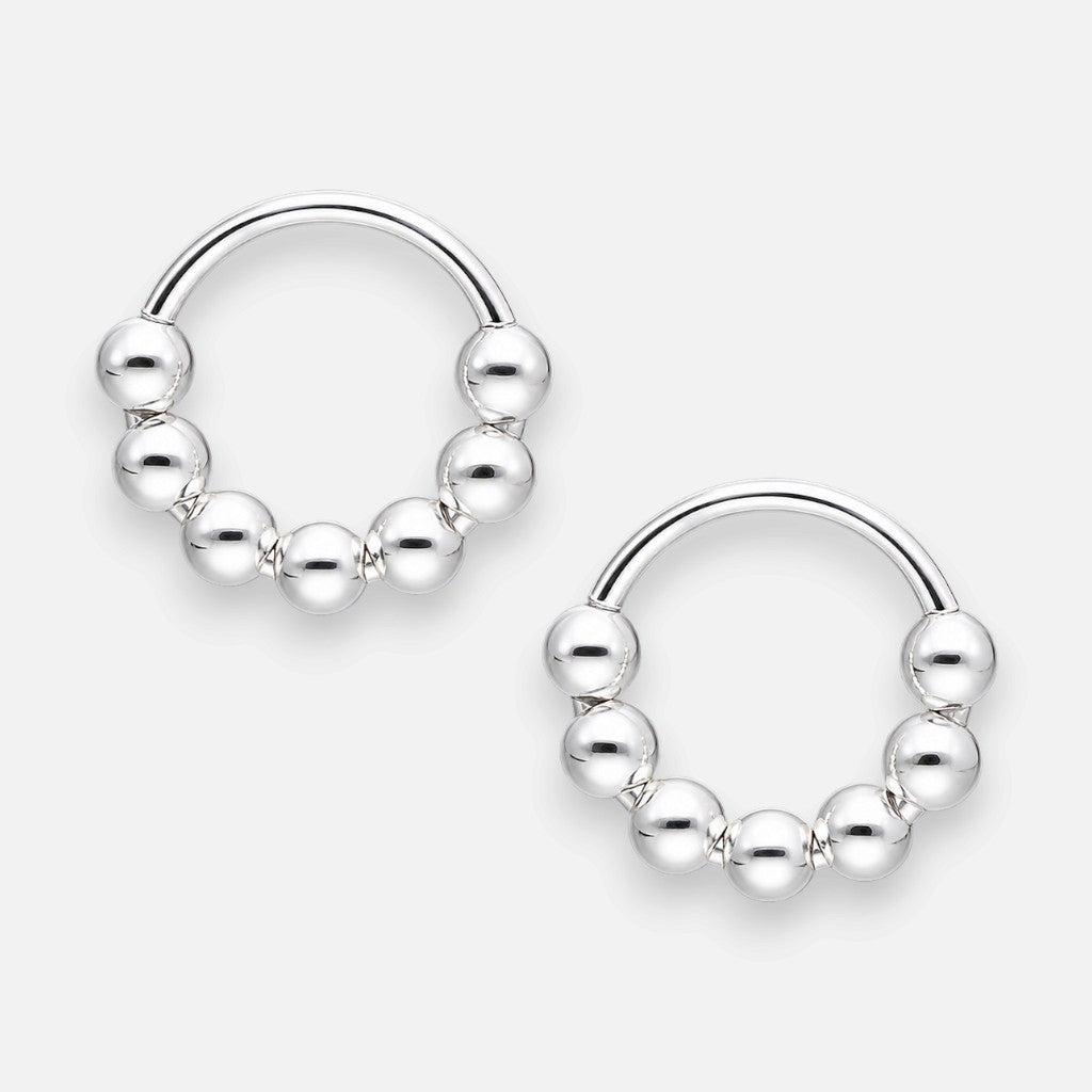 Piercing Argolla 8 mm con Esferas