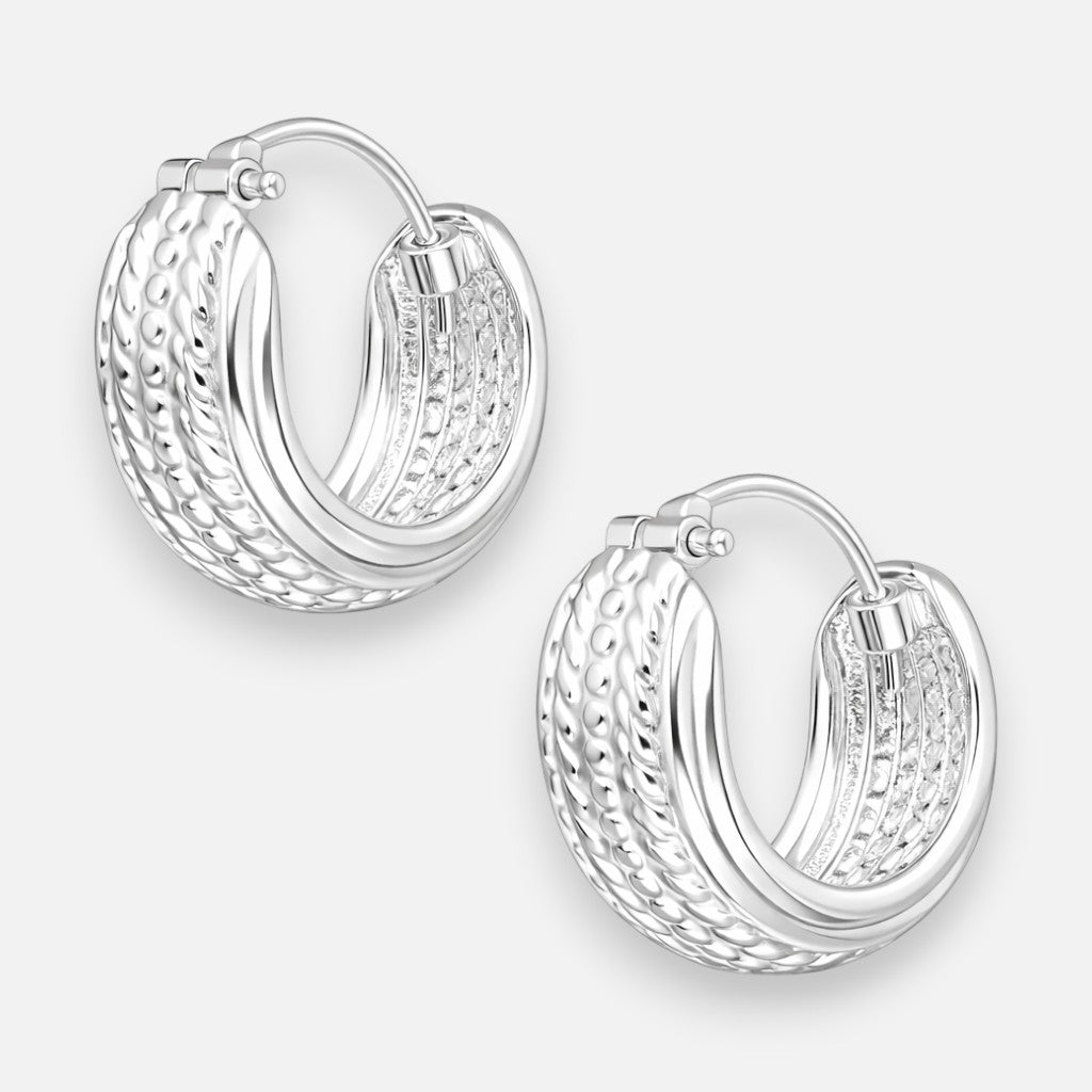 Argolla Étnica Trenzada 13 mm