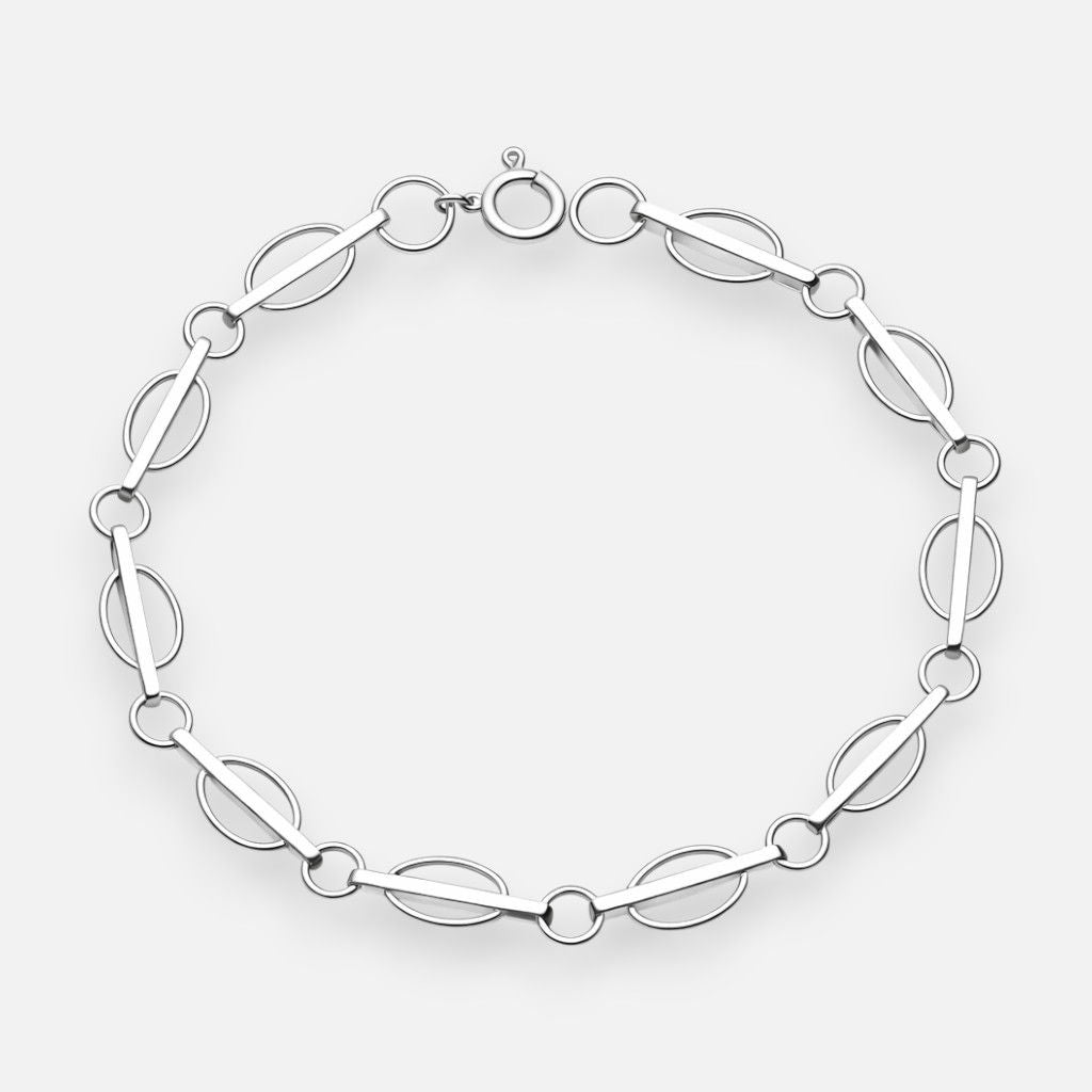 Pulsera Círculos Óvalos