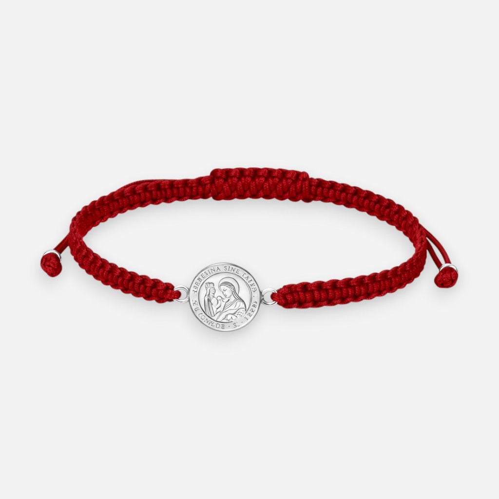 Pulsera Hilo Rojo Ajustable San Benito Abad