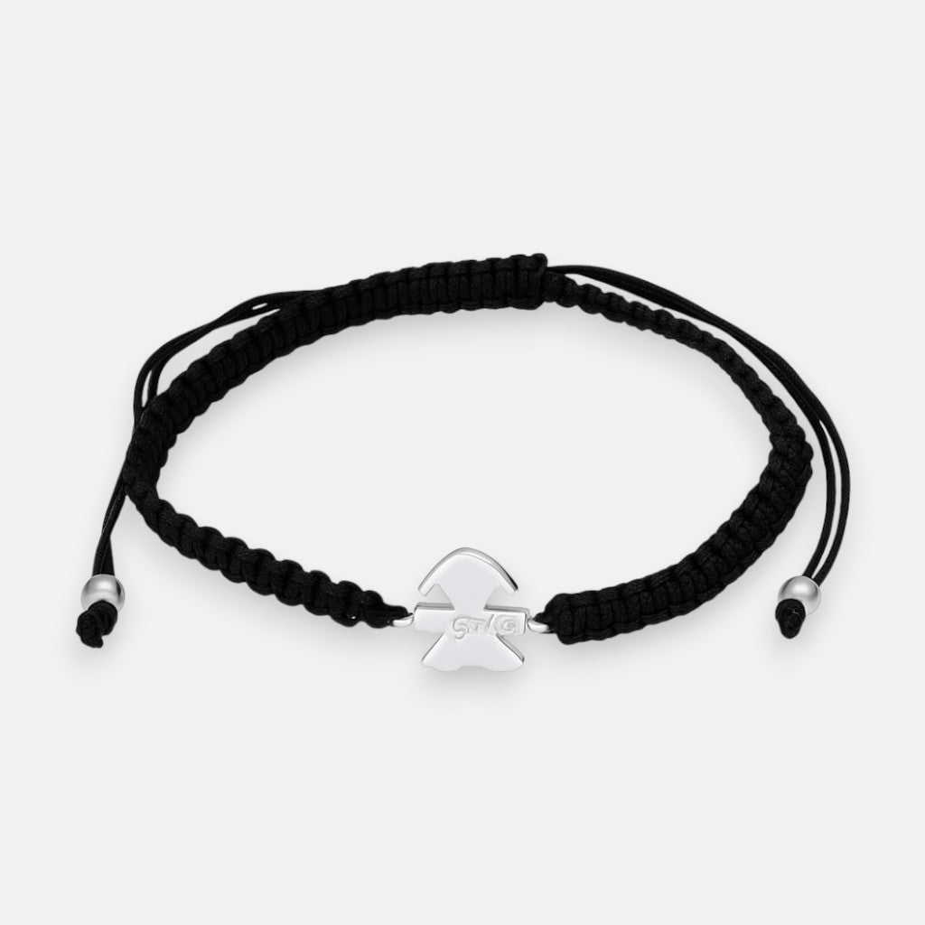 Pulsera Hilo Negro Ajustable Niña