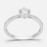 Anillo Circón Solitario