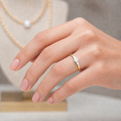 Anillo Trilogía Circones con Oro