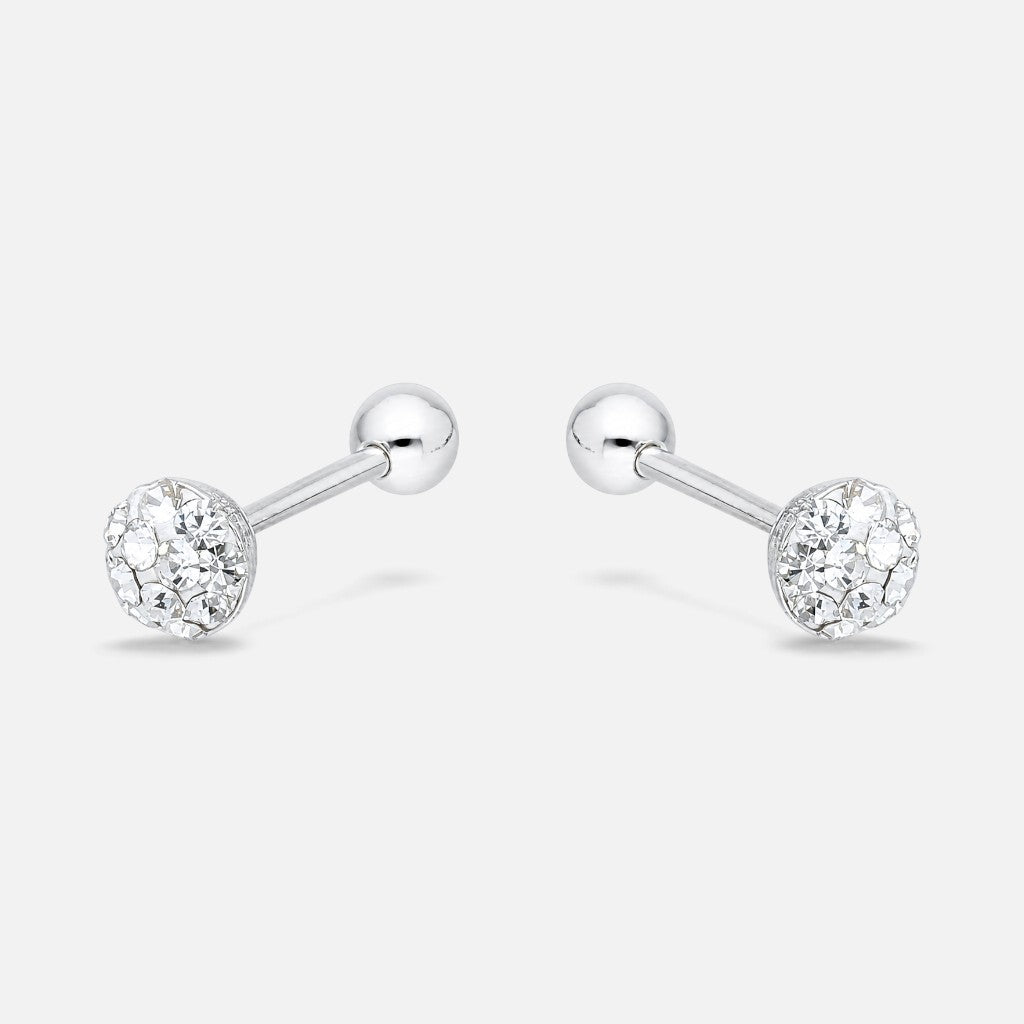 Aros con Tope Strass 4 mm