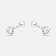 Aros con Tope Strass 4 mm