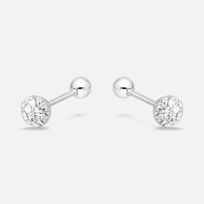 Aros con Tope Strass 4 mm
