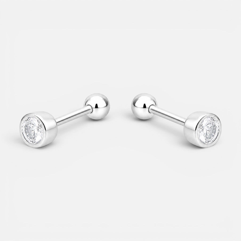 Aro con Tope Circón 3 mm