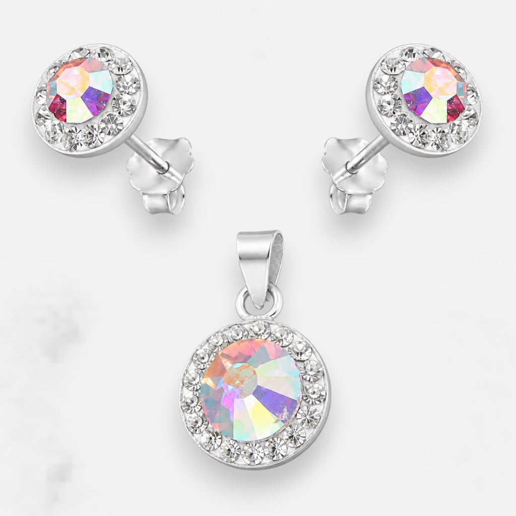 Conjunto Cristal Hecho con Swarovski® Tornasol Strass