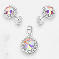 Conjunto Cristal Hecho con Swarovski® Tornasol Strass