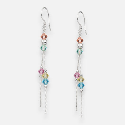 Aro Cadena Cristales Multicolor