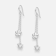 Aro Cadenas Flor Estrella