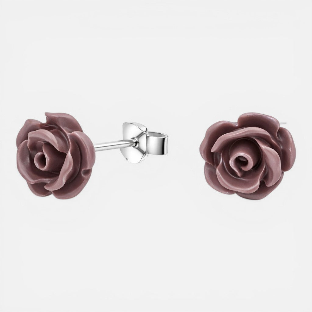 Aro Flor Marrón 8 mm