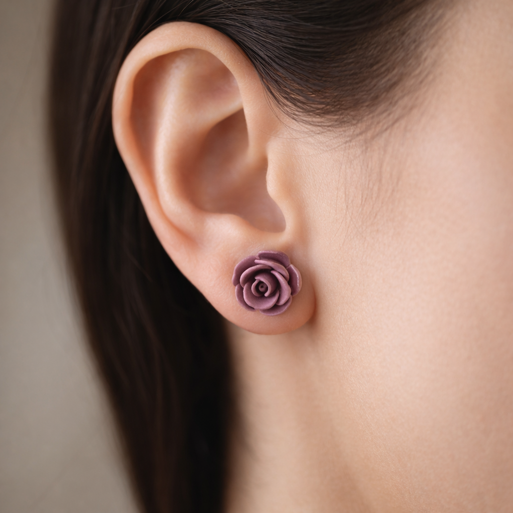 Aro Flor Marrón 8 mm