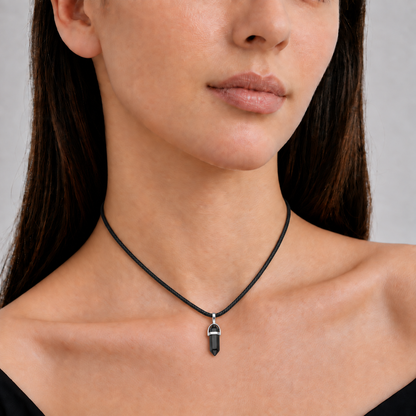 Collar Choker Cuarzo Onix