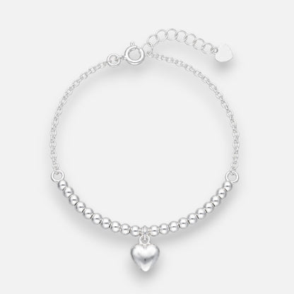 Pulsera Corazon Esferas