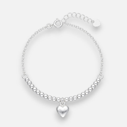 Pulsera Corazon Esferas