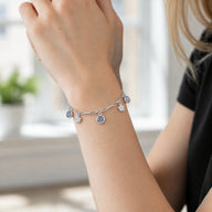 Pulsera Flores Circones Labradorita