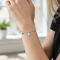Pulsera Corazon Circones Flores