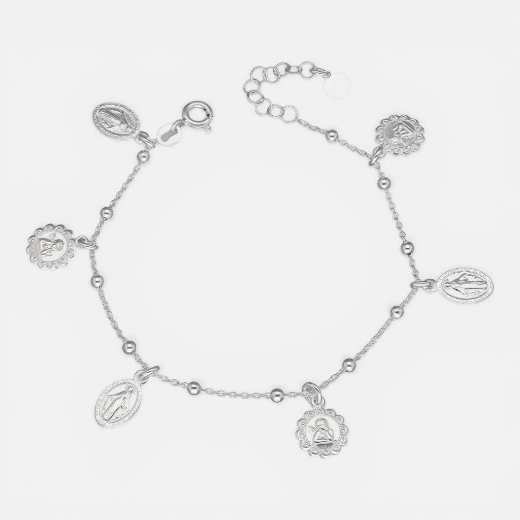 Pulsera Angel de la Guarda Virgen de los Rayos Milagrosa