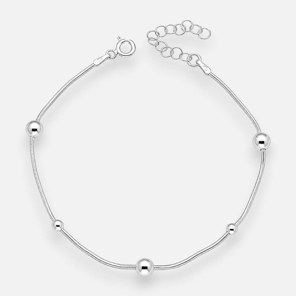 Pulsera Cola de Topo Esferas