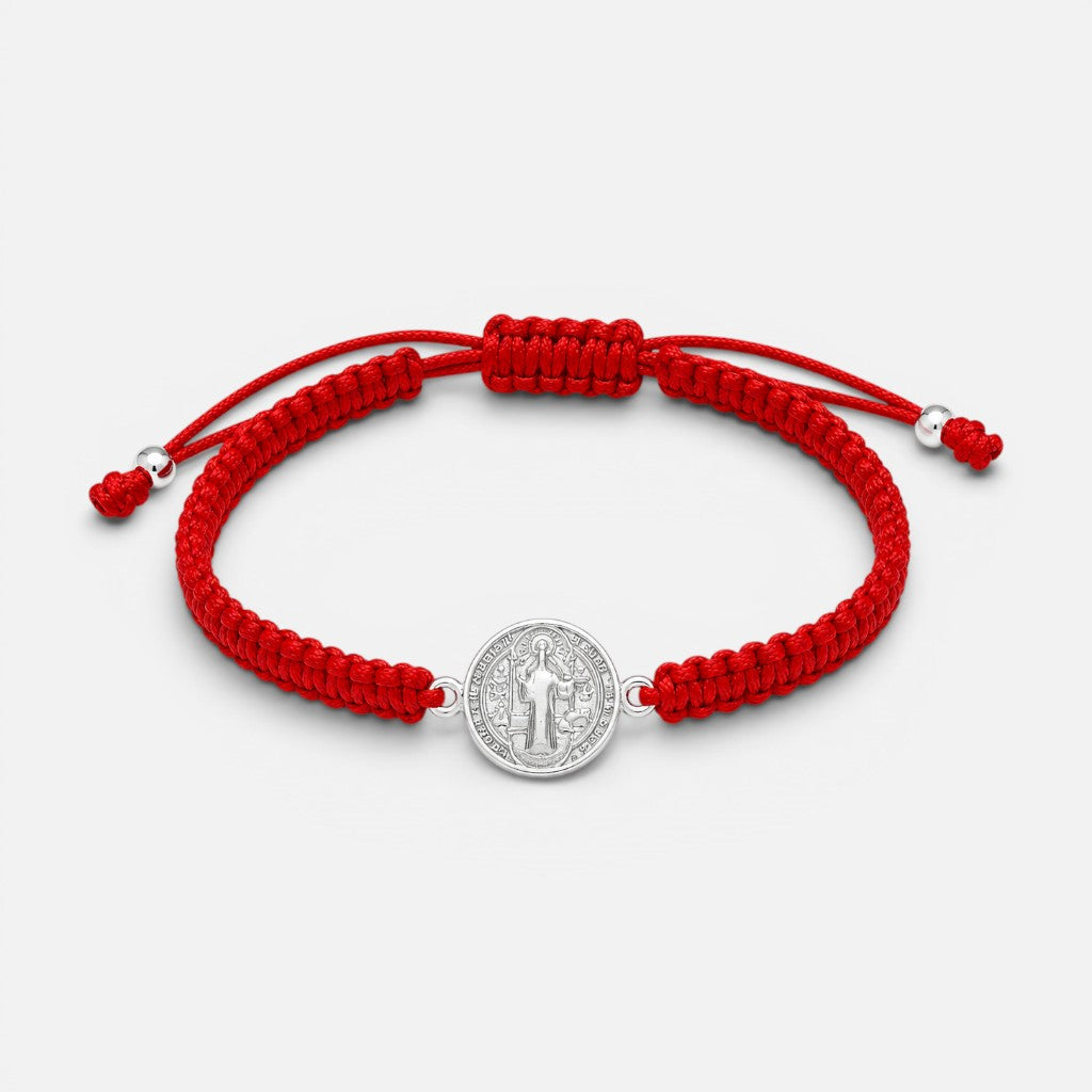 Pulsera Baby Hilo Rojo Ajustable San Benito Abad