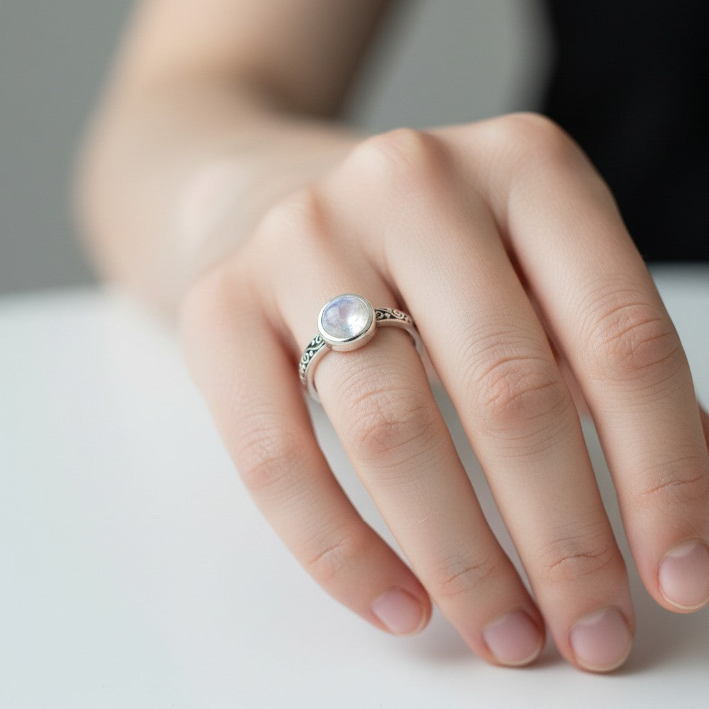 Anillo Étnico Piedra Luna