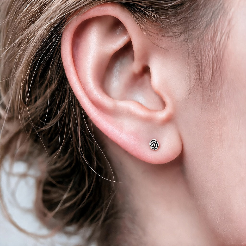 Aro Piercing Flor 3 mm