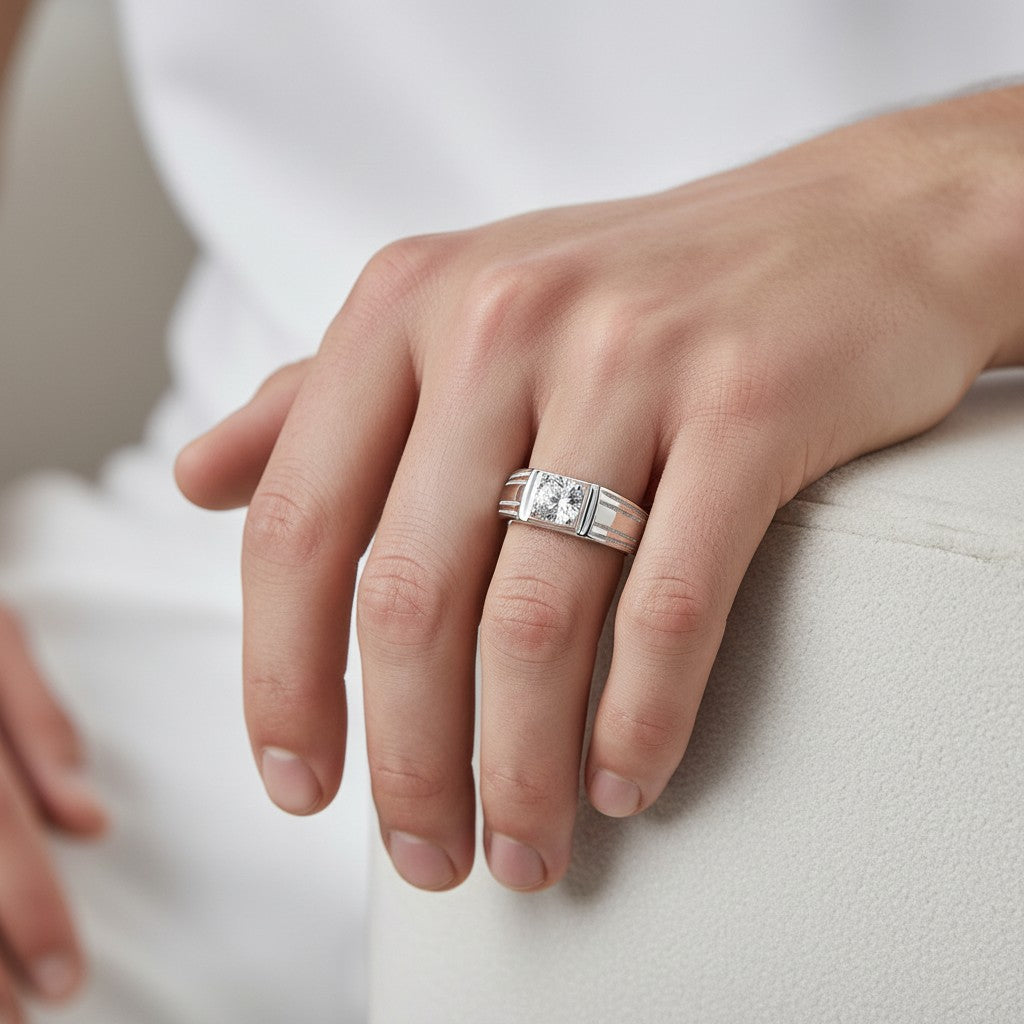 Anillo Sello Circón