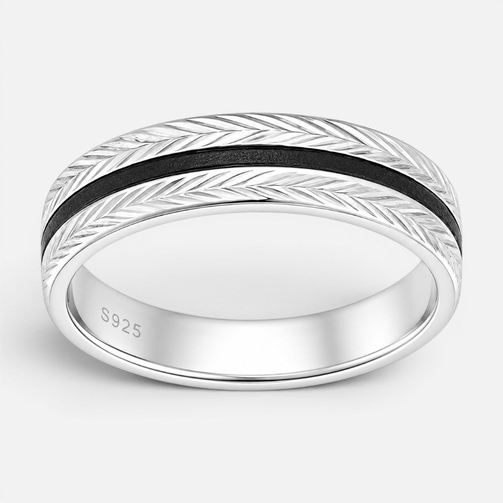Anillo Facetado Línea Ónix